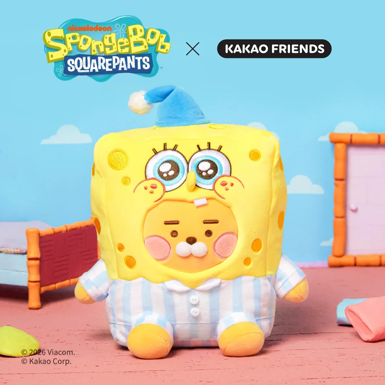 [KAKAO FRIENDS]x SpongeBob Plush Doll Collection Ryan Chunshik Set