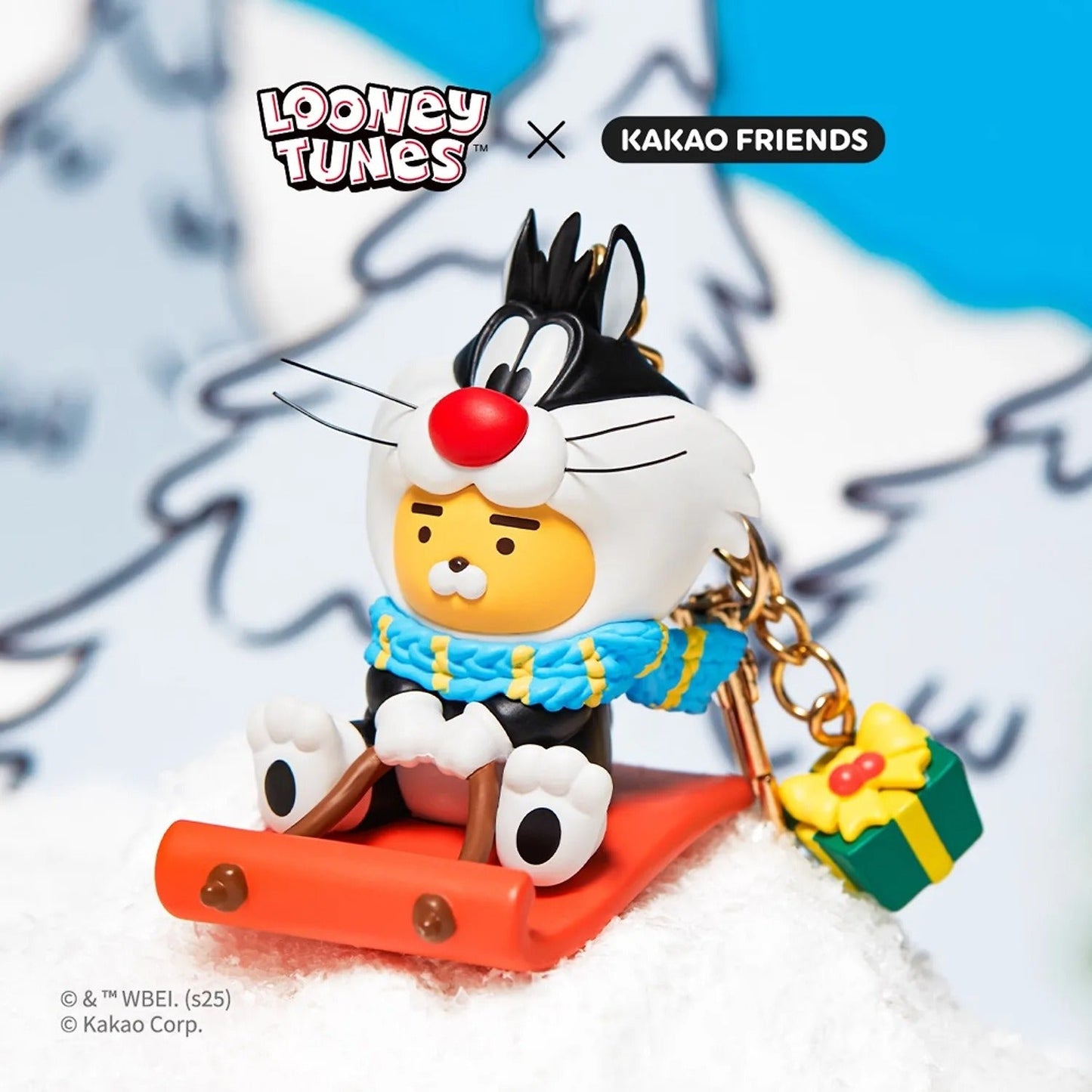 [KAKAO FRIENDS]Looney Tunes X Friends Tweety Figure Keyring