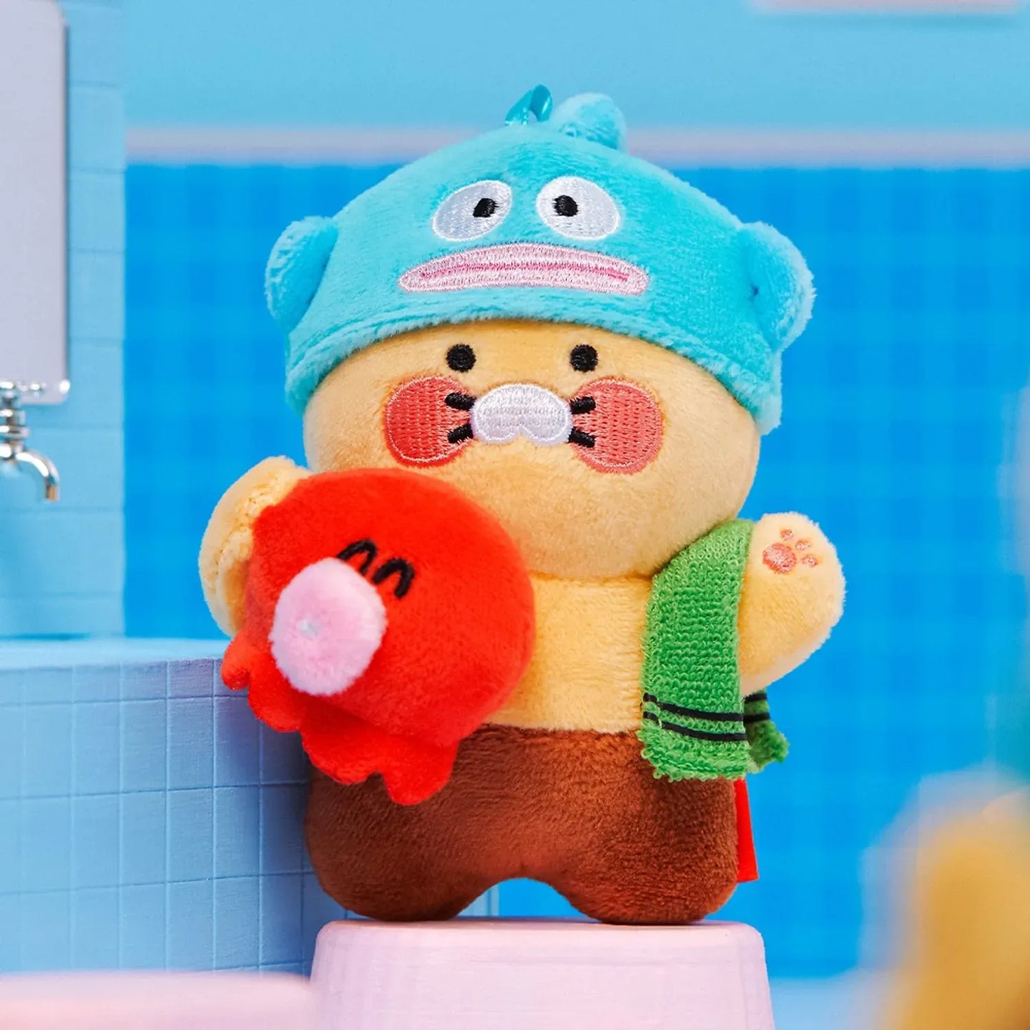 [KAKAO FRIENDS] × Hangyodon Plush Keyring (Hangyodon / Chunsik Ver.)