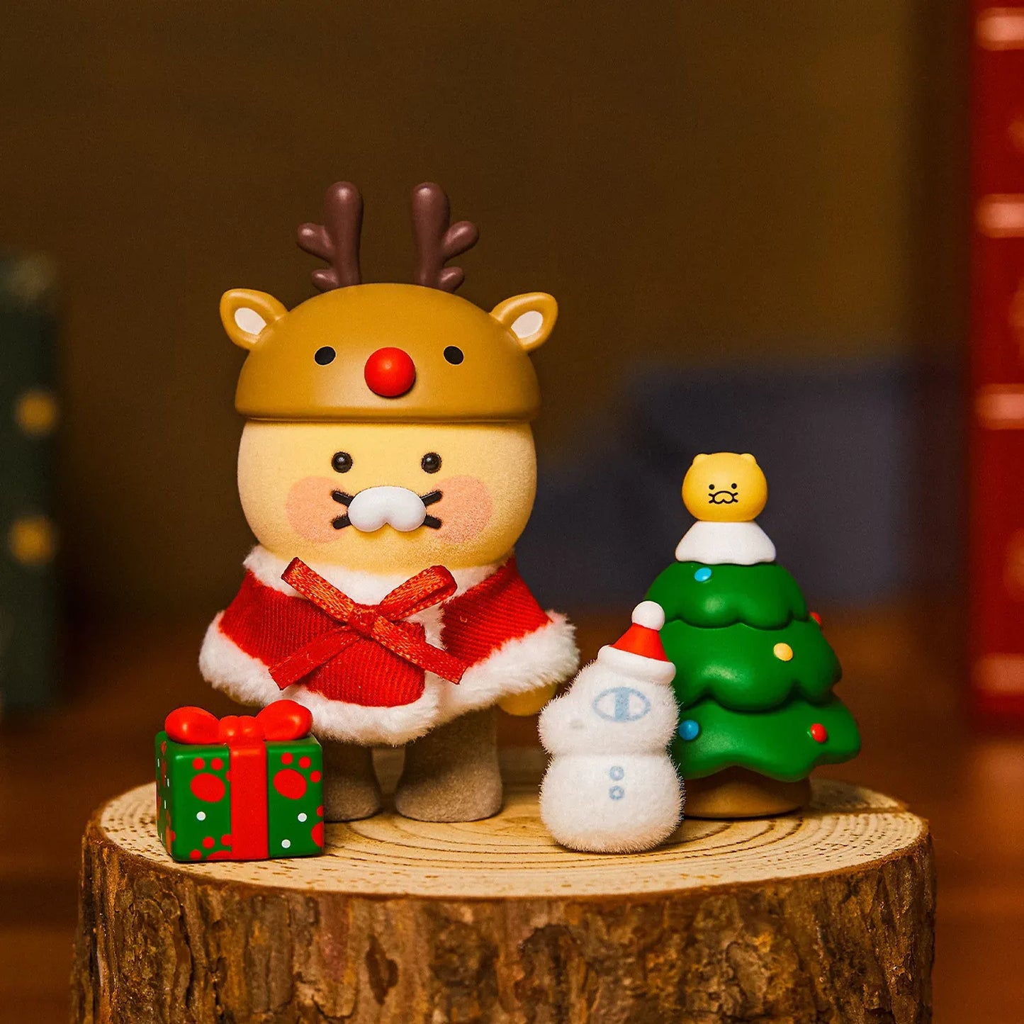 [KAKAO FRIENDS] OOTD Figure Decoration Set Christmas Chunsik