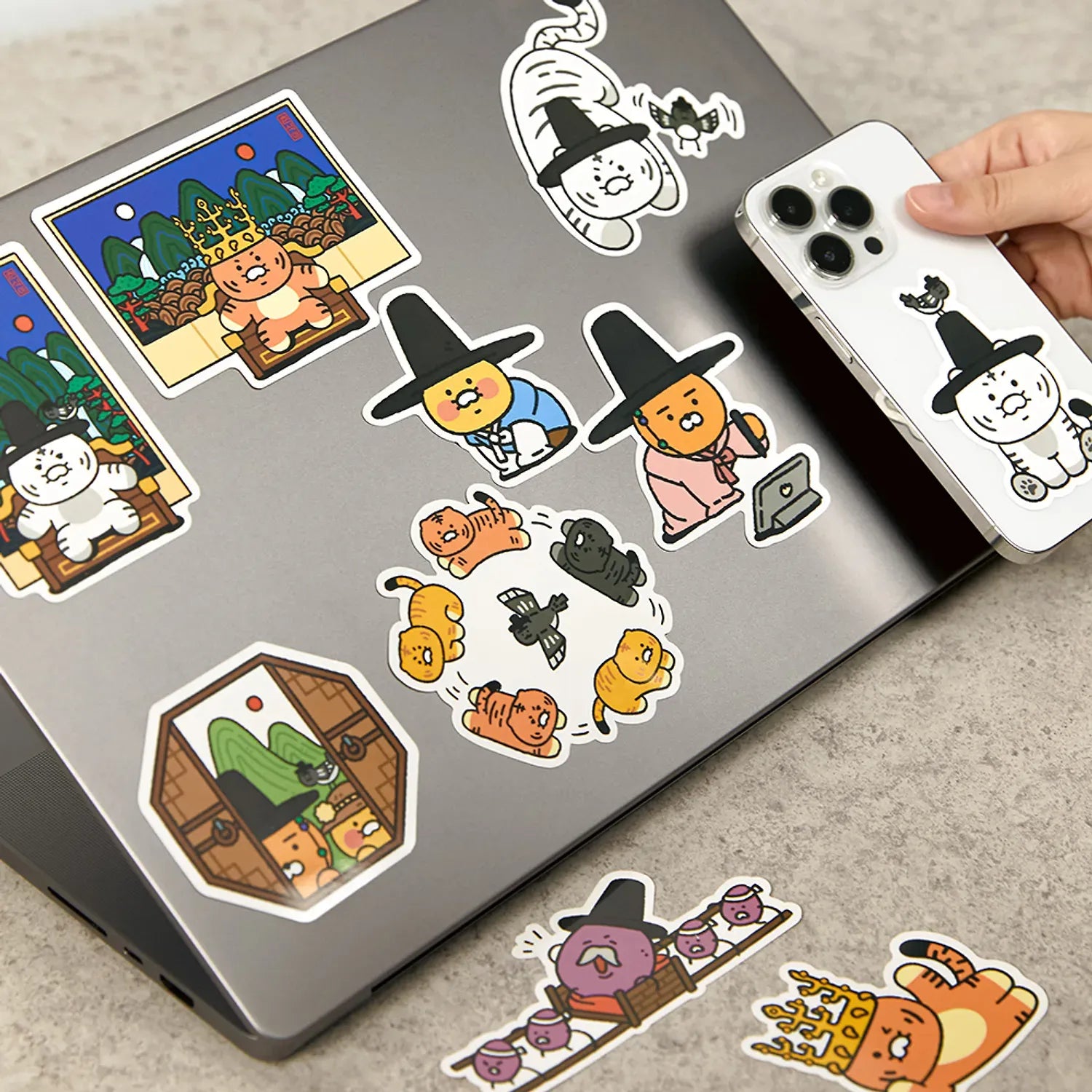 [KAKAO FRIENDS]Korean Traditional Deco Sticker Collection Chunshik Ryan
