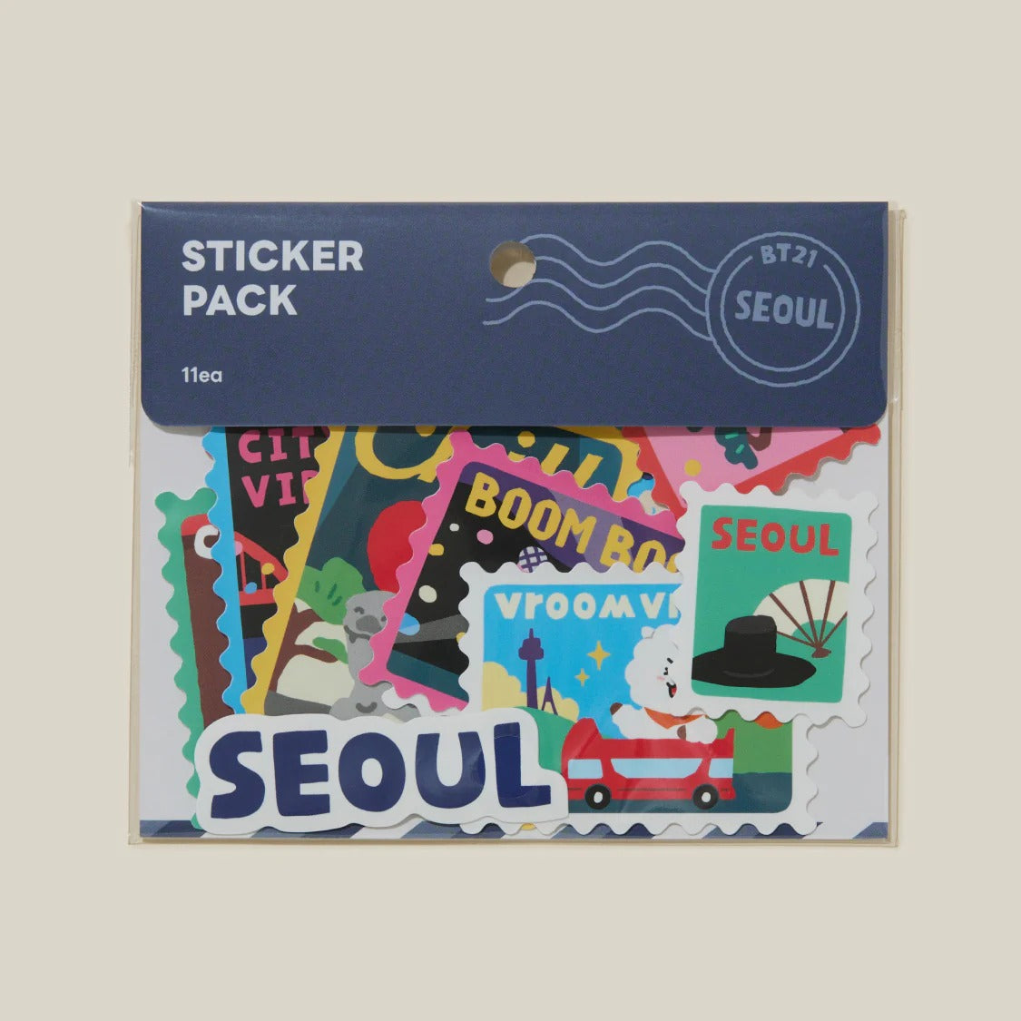 [BTS] BT21 Seoul Edition Sticker Pack