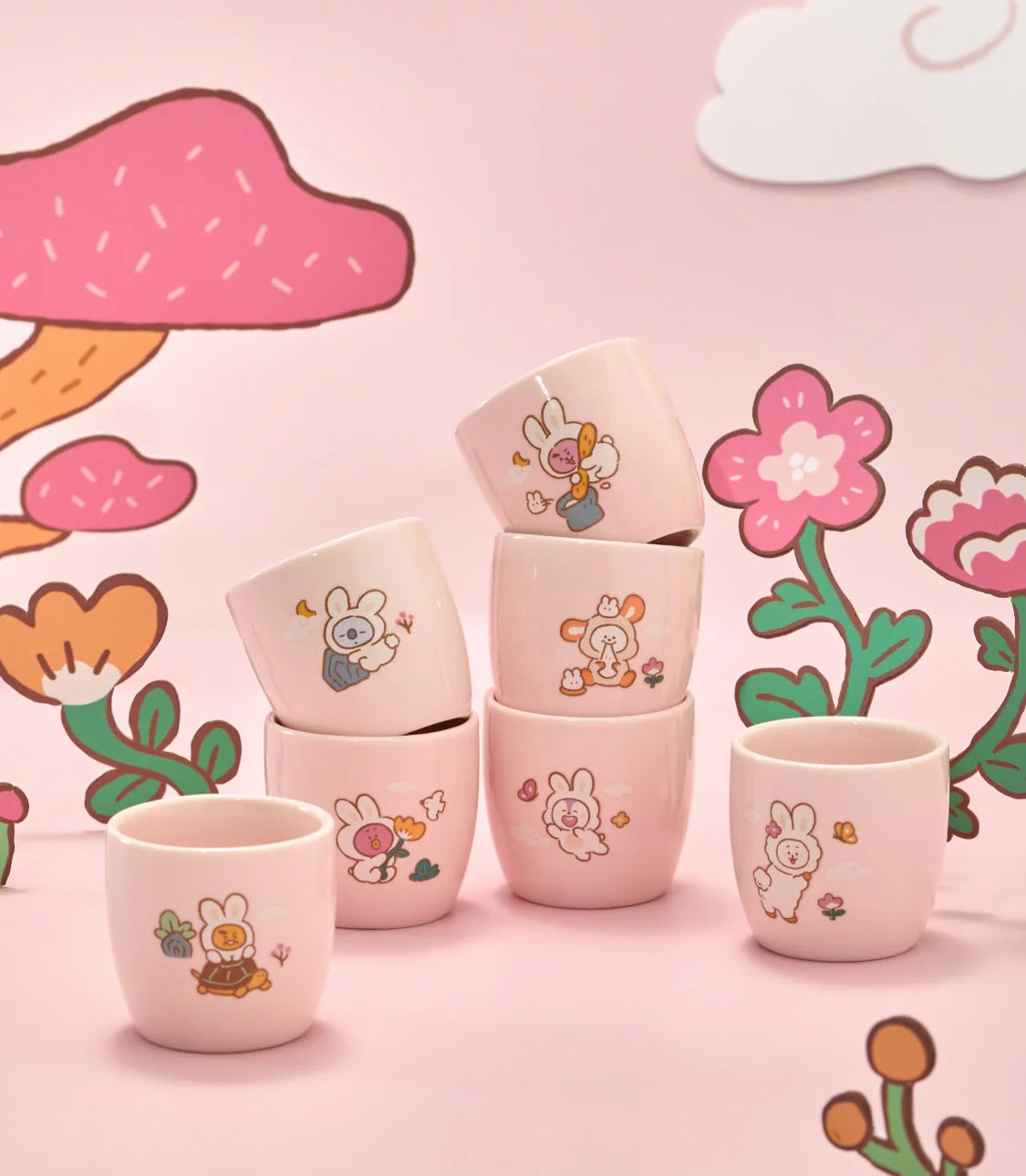 [BTS] BT21 K-Tokki Ceramic Mini Cup