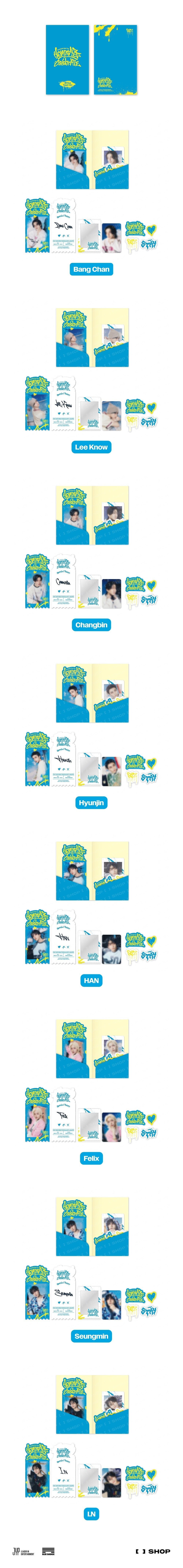 [STRAY KIDS] World Tour<dominATE : celebrATE> OFFICIAL MERCH(Member ver.)