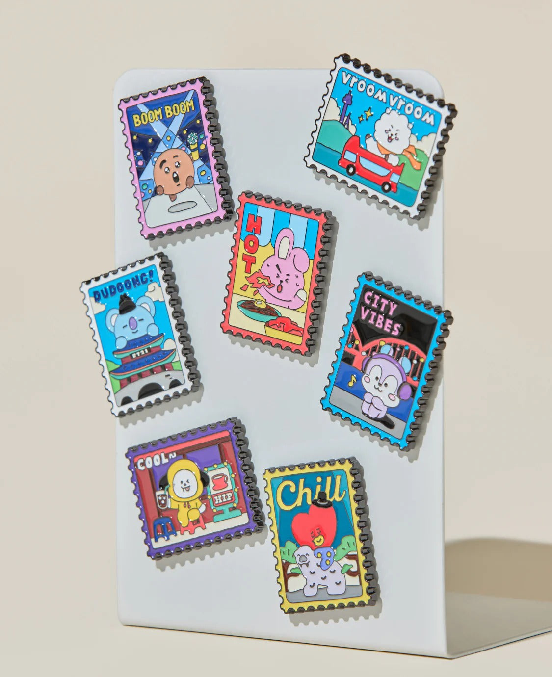 [BTS] BT21 Seoul Edition Metal Magnet