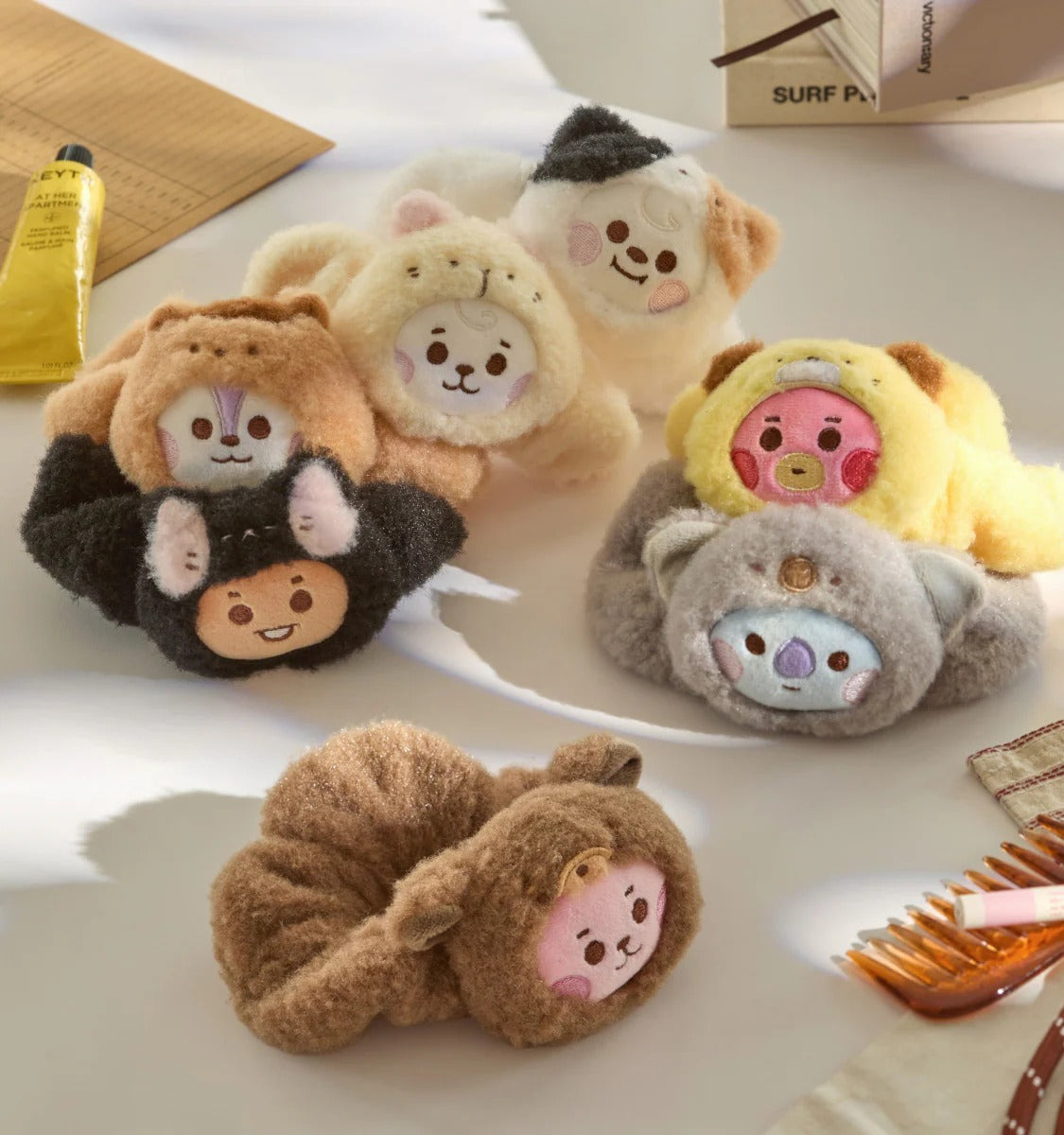 [BTS] BT21 BABY More Fluffy Face Plush Band