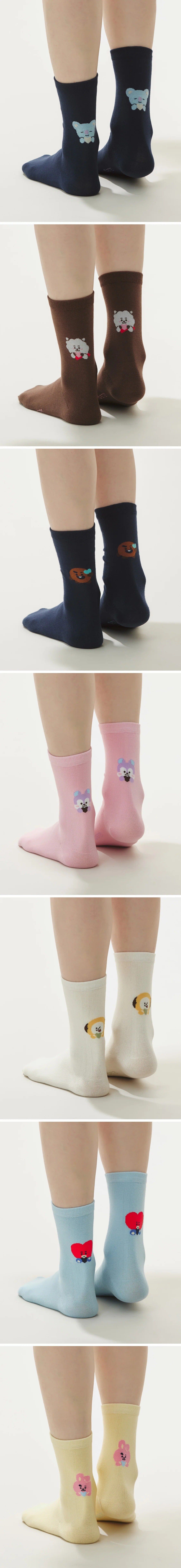 [BTS] BT21 BASIC Socks