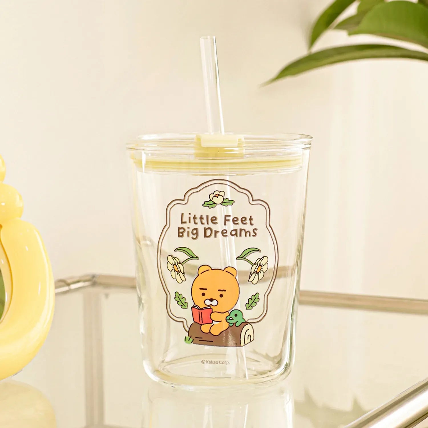 [KAKAO FRIENDS] Glass Tumbler Ryan & Apeach