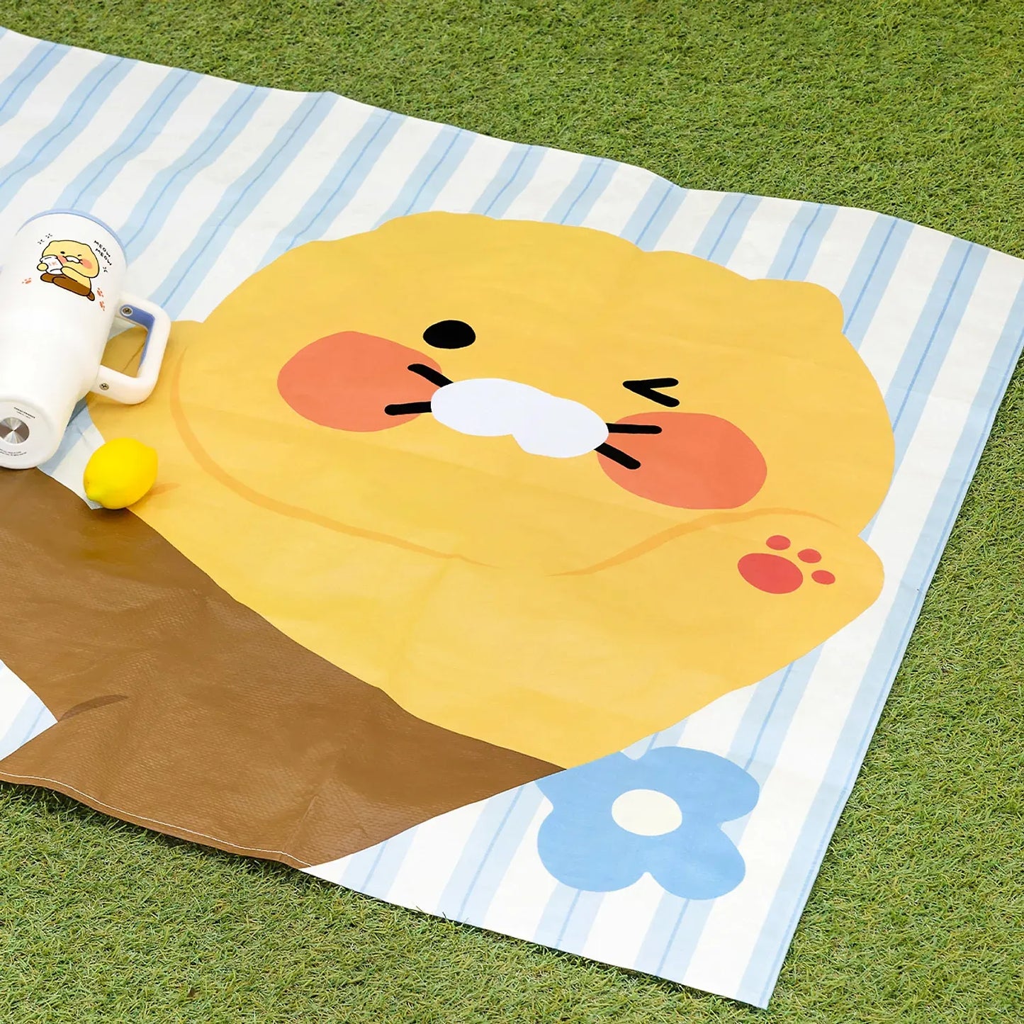 [KAKAO FRIENDS]Chunsik Foldable Picnic Mat with Pouch