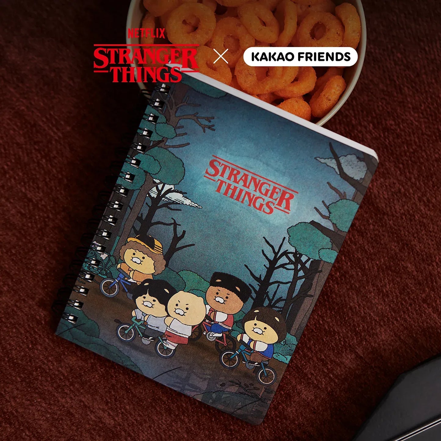 [KAKAO FRIENDS]XStranger Things Lenticular Notebook