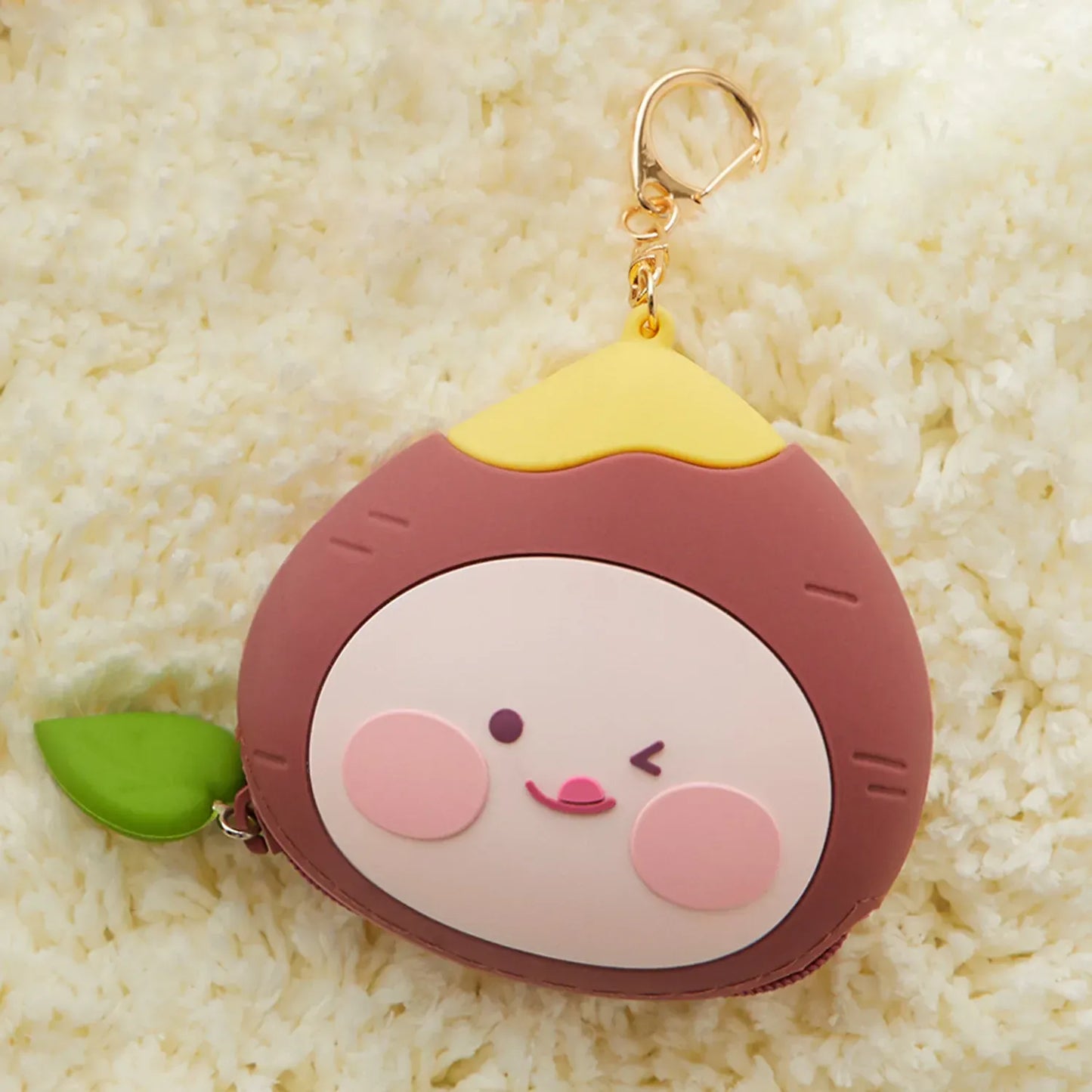 [KAKAO FRIENDS] Sweet Potato Apeach Silicone Coin Purse