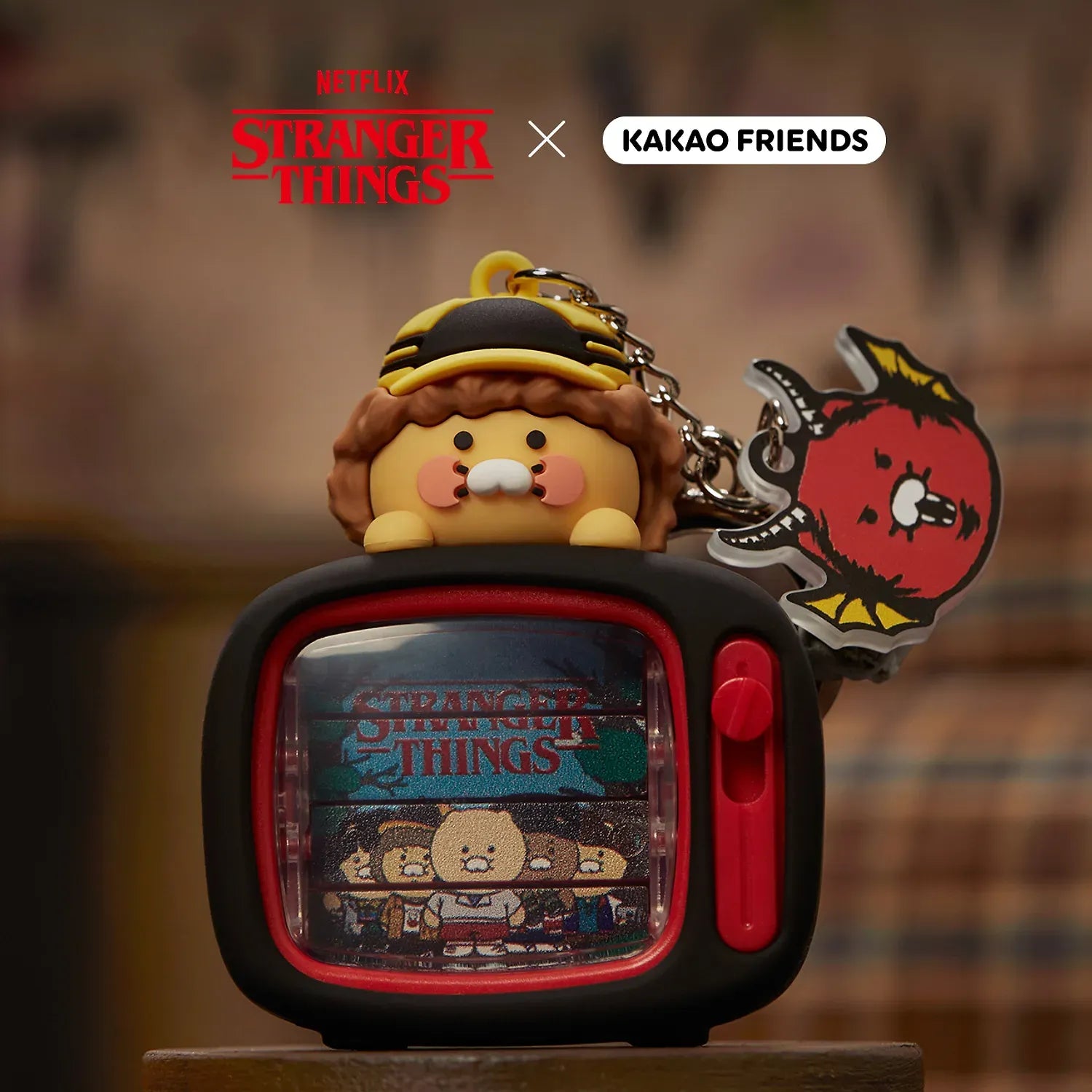 [KAKAO FRIENDS]XStranger Things TV Figure Moving Keyring