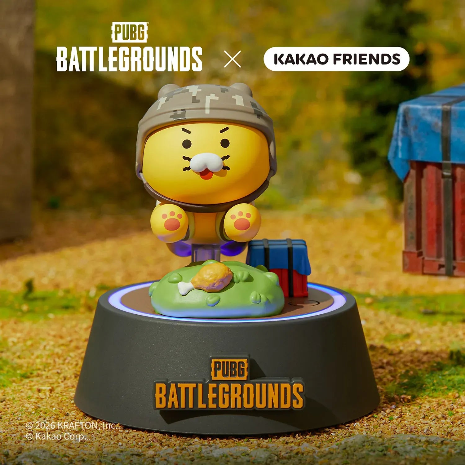 [KAKAO FRIENDS]PUBG x KAKAO FRIENDS Chunsik LED Figure