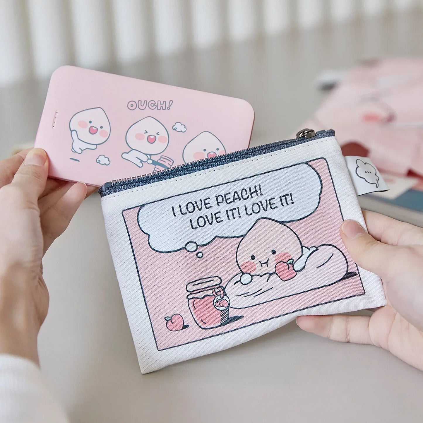 [KAKAO FRIENDS] Lazy Sunday Mini Pouch Apeach