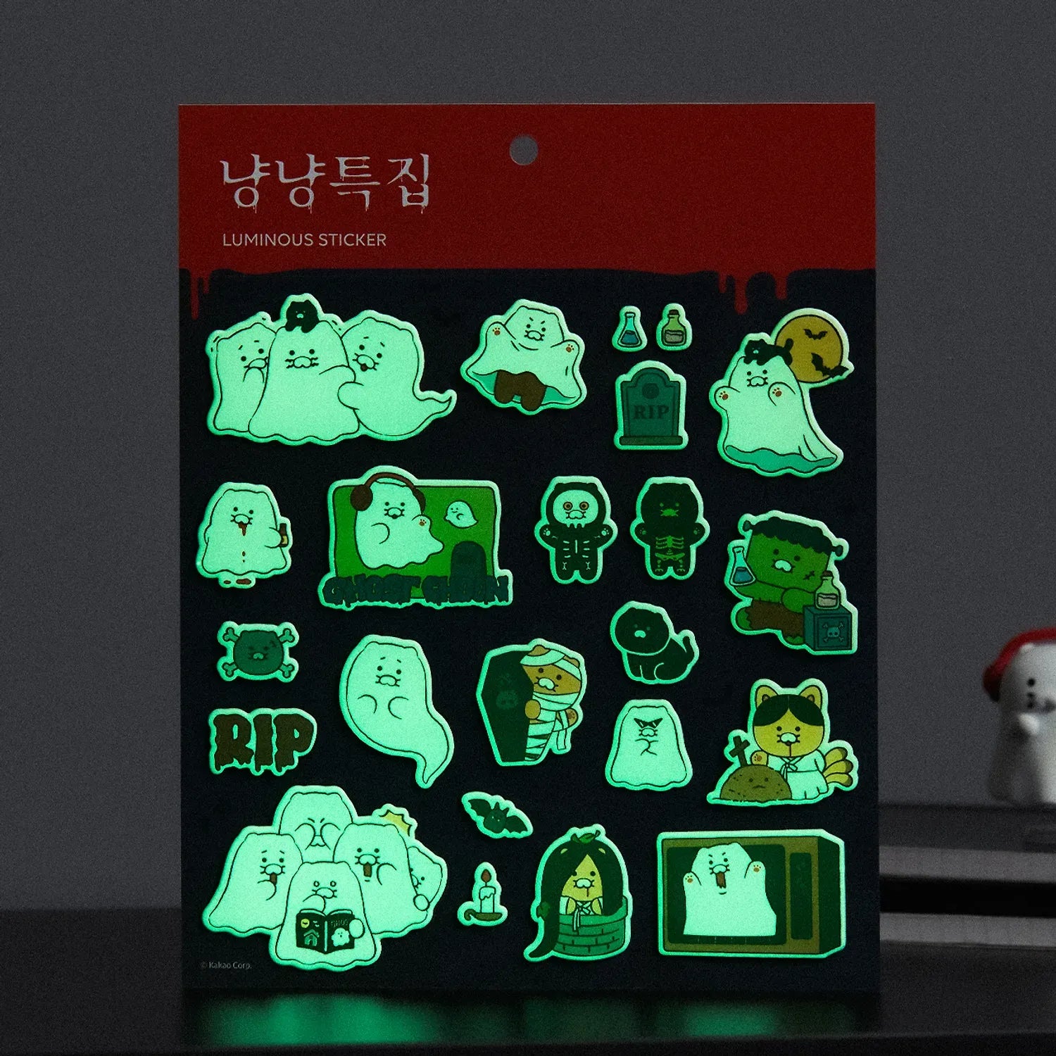 [KAKAO FRIENDS] Nyang Nyang Special Glow in the Dark Sticker Chunsik