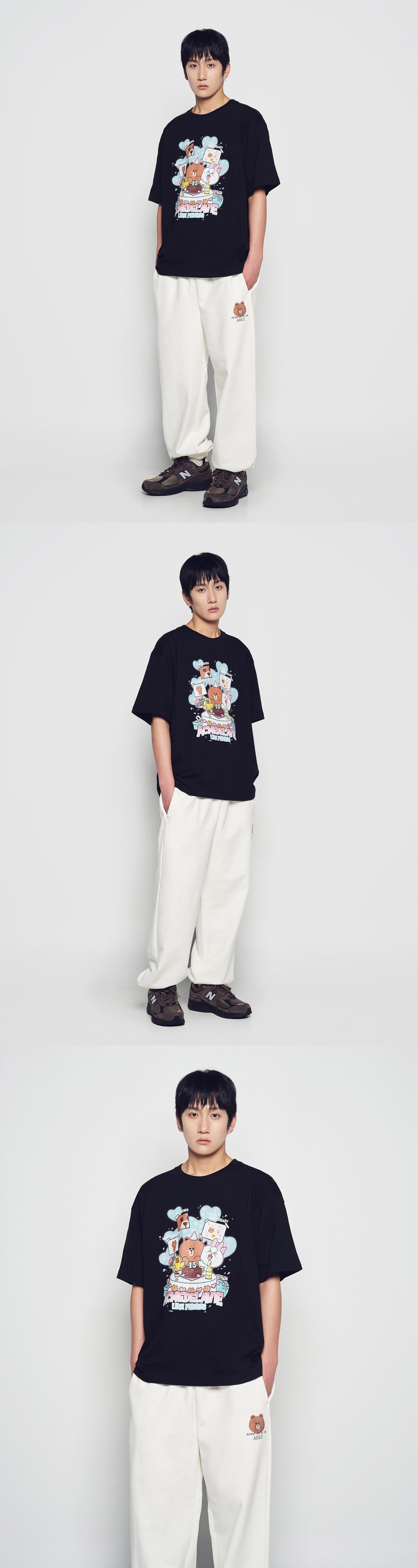 [LINE FRIEND]15TH PARTY LINE FRIENDS SHORT SLEEVE T-SHIRT
