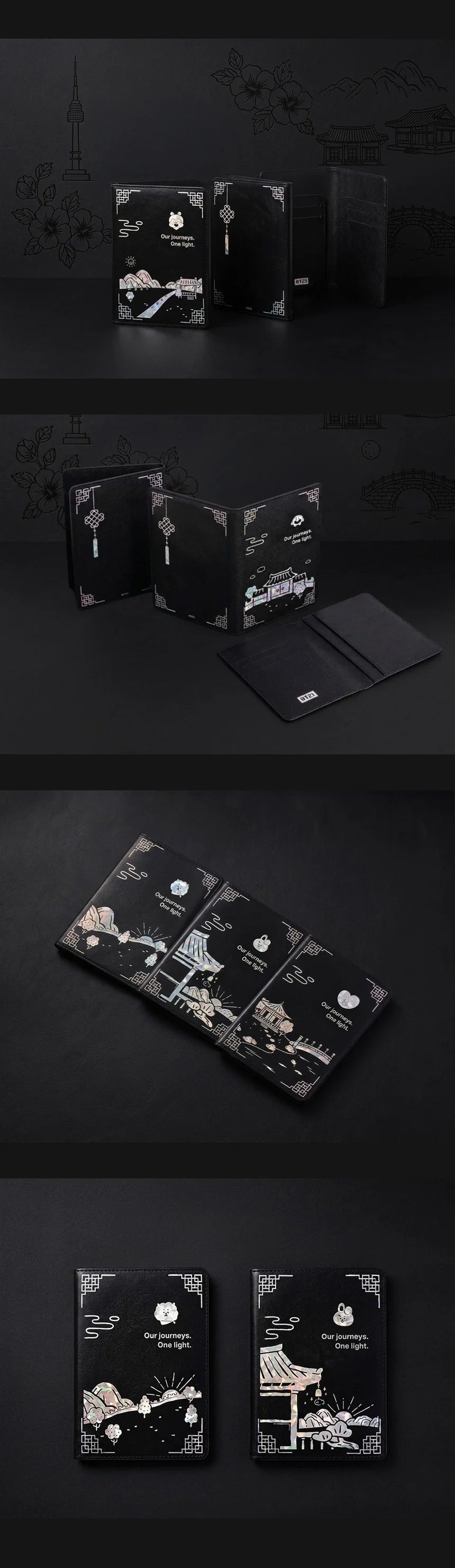 [BTS]BT21 Hologram Passport Case