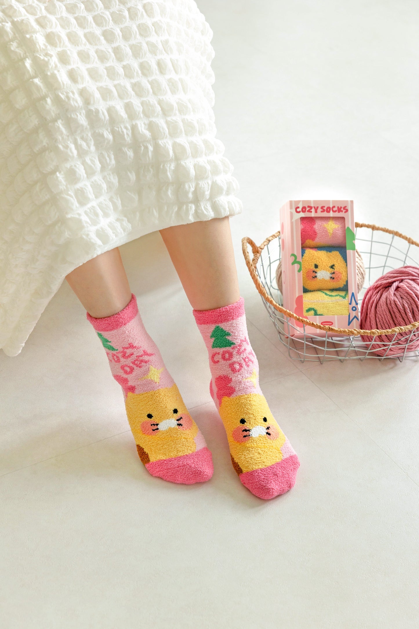 [KAKAO FRIENDS] Cozy Winter Socks Set (3 Pairs)
