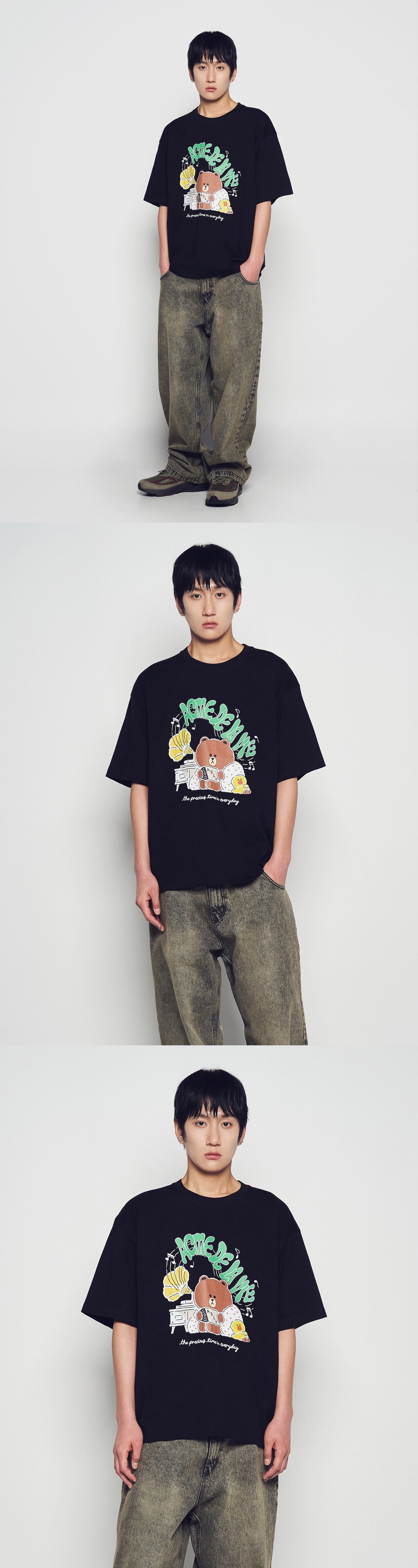 [LINE FRIEND]DAILY LINE FRIENDS SHORT SLEEVE T-SHIRT