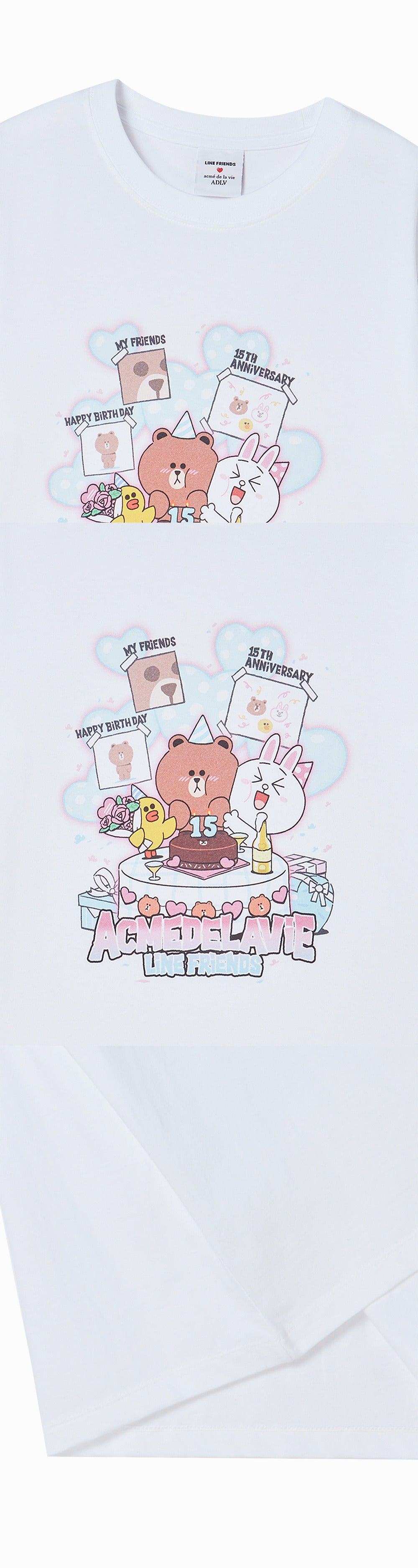 [LINE FRIEND]15TH PARTY LINE FRIENDS SHORT SLEEVE T-SHIRT