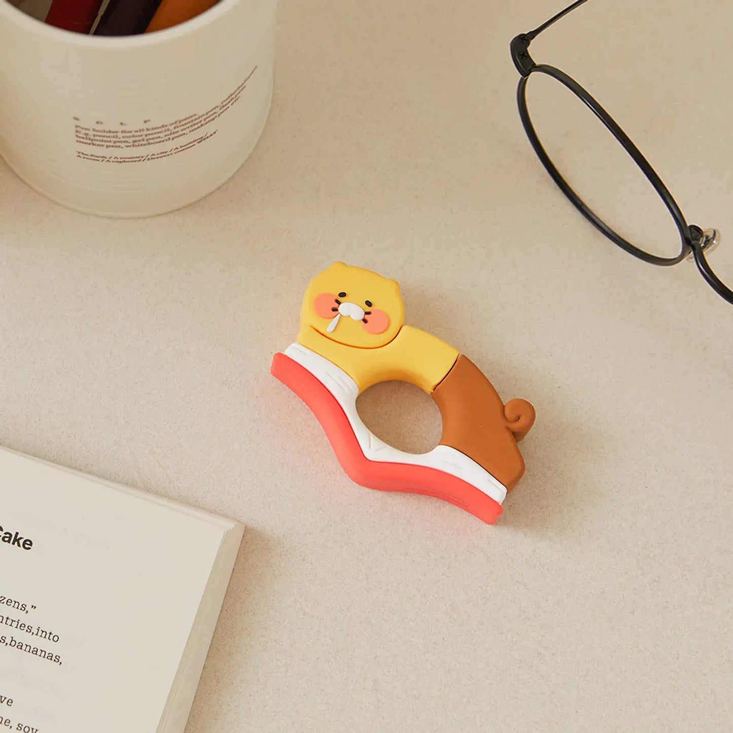 [KAKAO FRIENDS] Chunsik Reading Book Holder Ring
