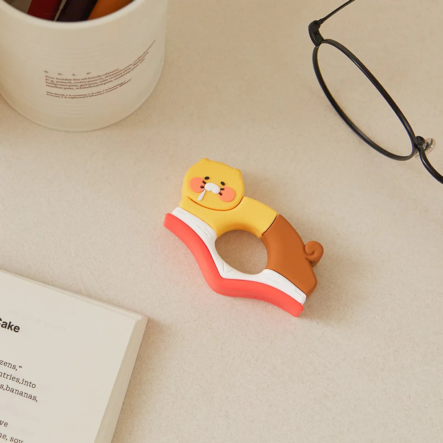 [KAKAO FRIENDS] Chunsik Reading Book Holder Ring
