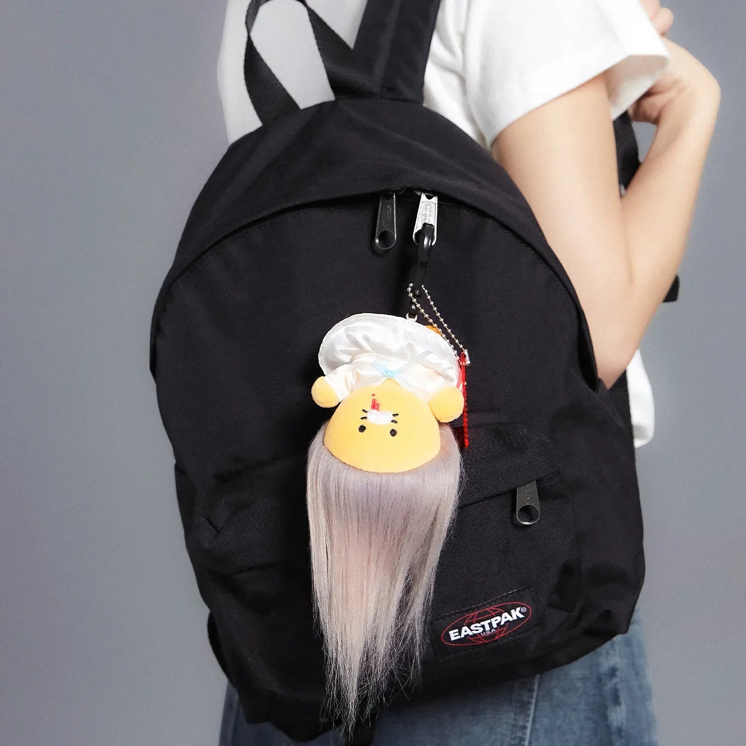 [KAKAO FRIENDS] Nyang Nyang Special Kawaii Ghost Girl Chunsik Keyring