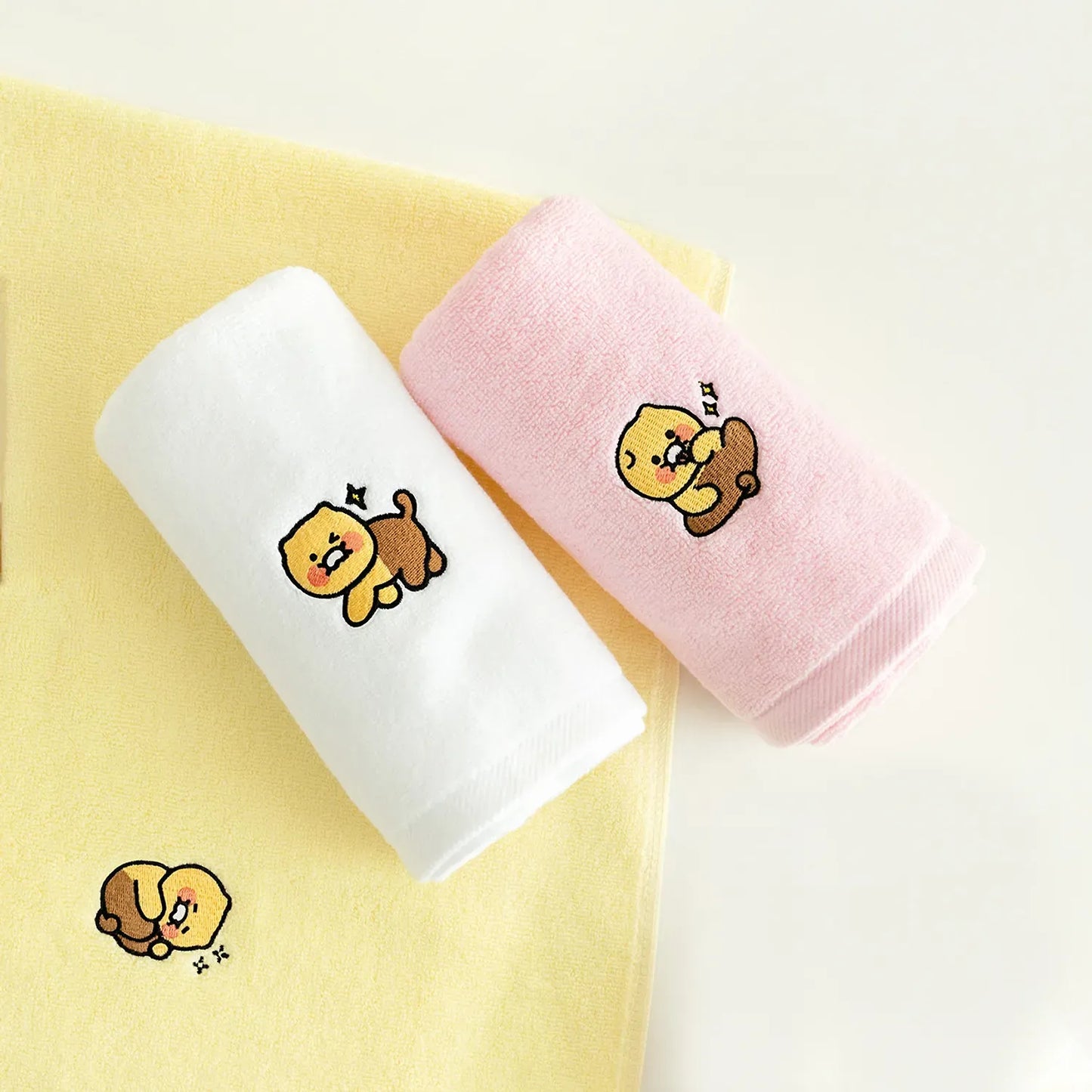 [KAKAO FRIENDS]Chunsik Ordinary Towel 3P Set
