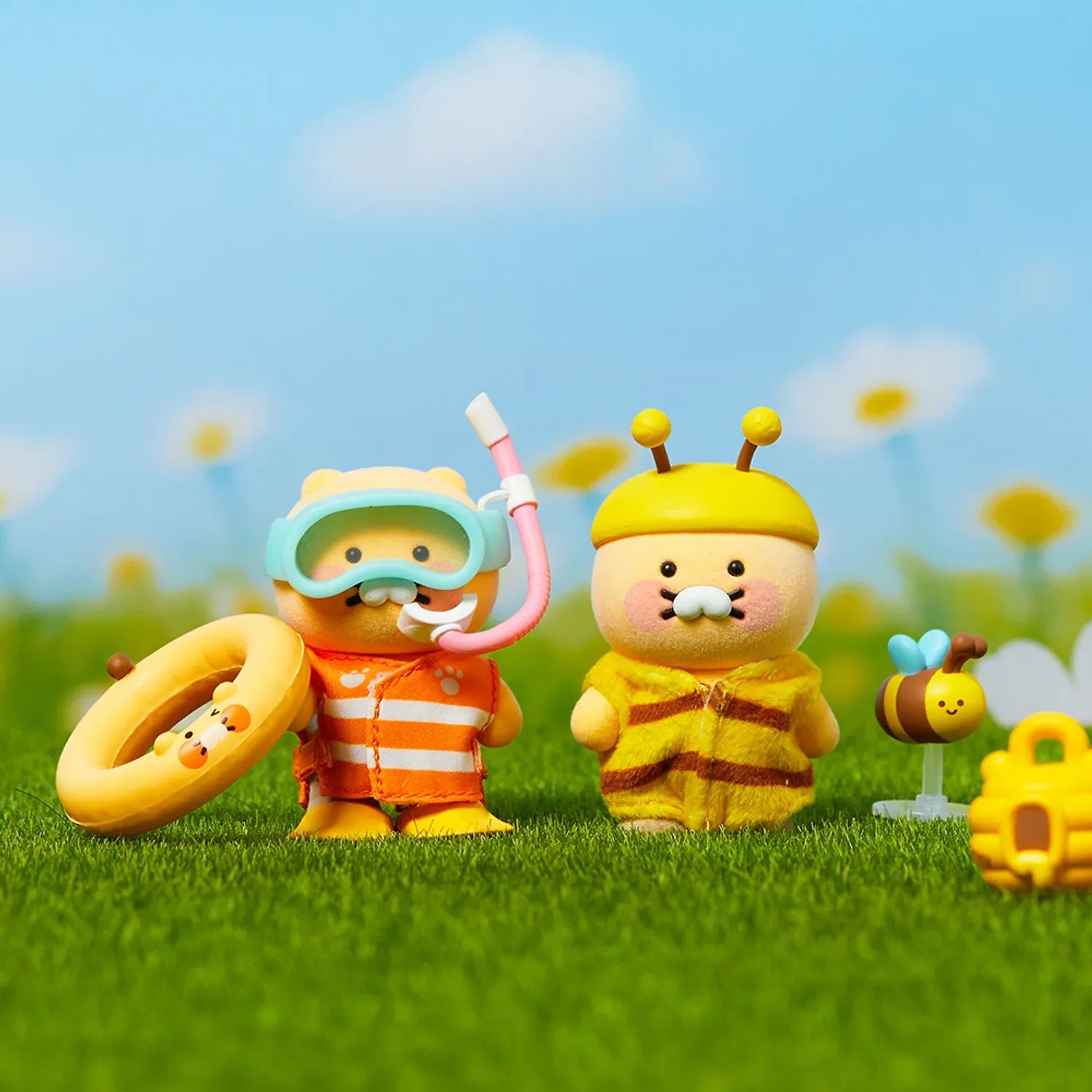 [Kakao Friends](OOTD) Mini Figurine Accessory Set