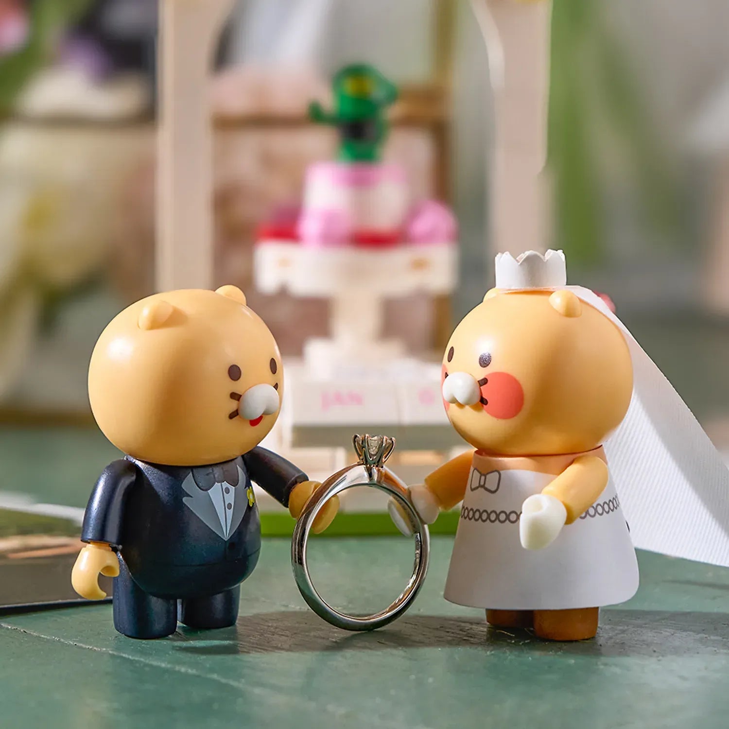 [KAKAO FRIENDS] Chunsik's Happy Wedding Brick Figure Set