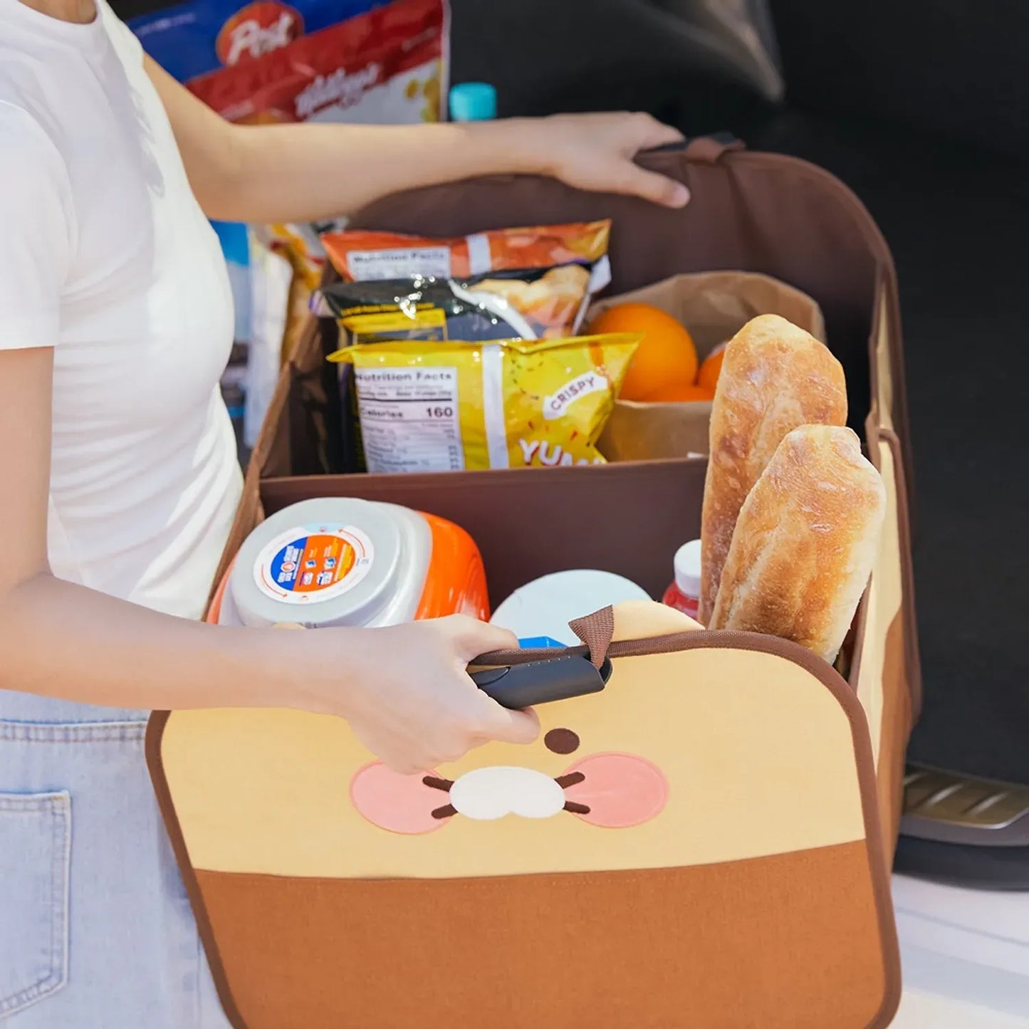 [KAKAO FRIENDS] Chunsik Car Trunk Organizer