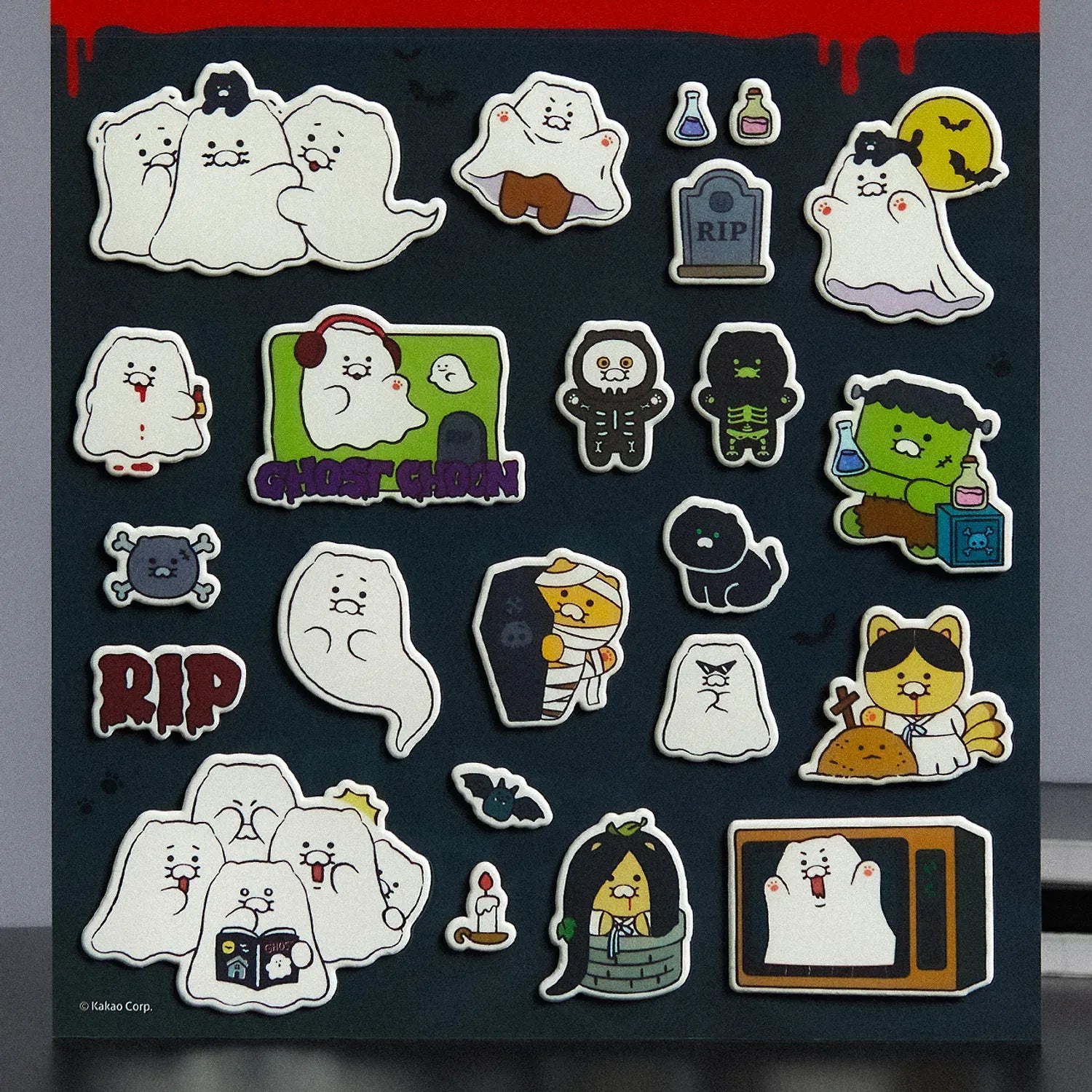 [KAKAO FRIENDS] Nyang Nyang Special Glow in the Dark Sticker Chunsik