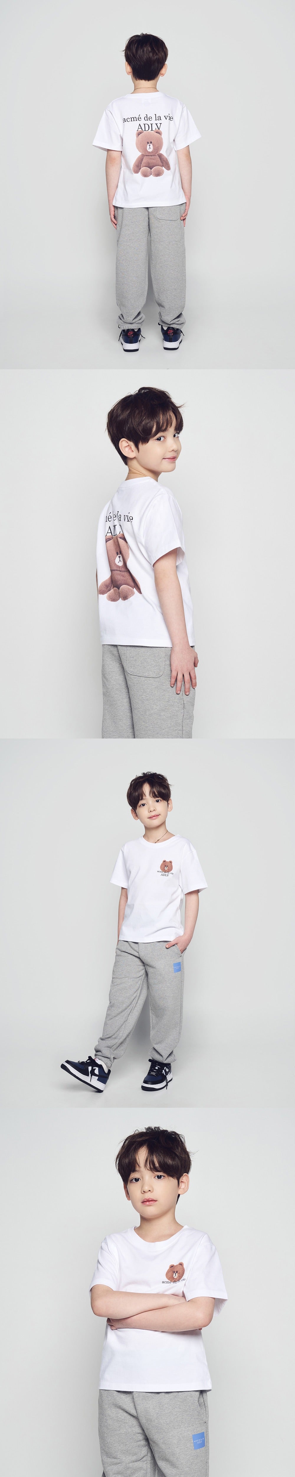 [LINE FRIEND]KIDS BASIC LINE FRIENDS SHORT SLEEVE T-SHIRT