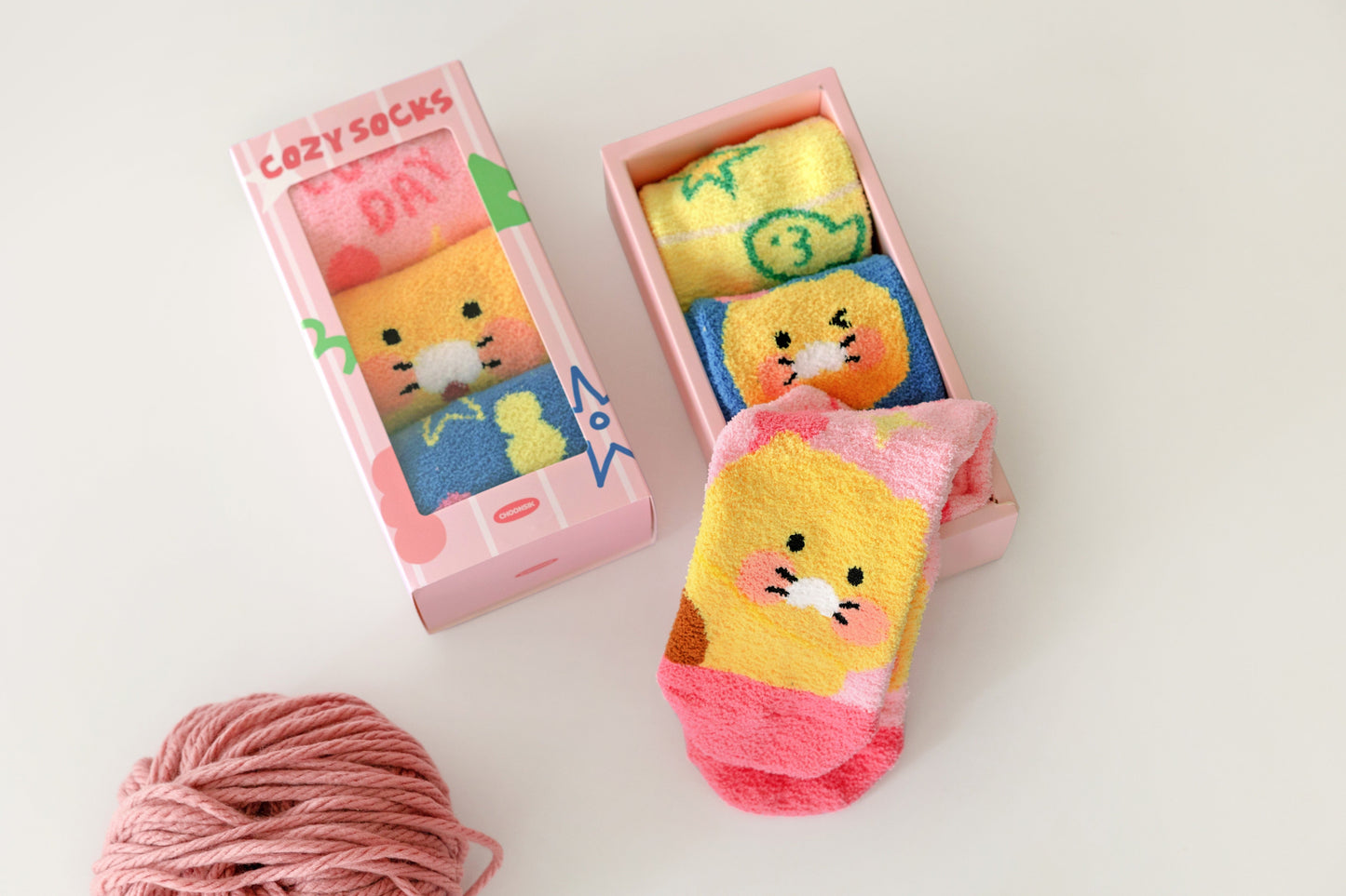 [KAKAO FRIENDS] Cozy Winter Socks Set (3 Pairs)