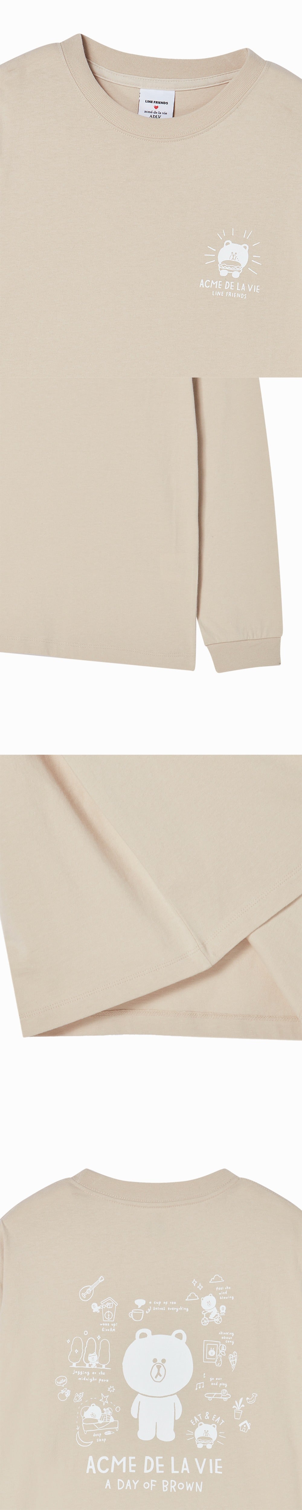 [LINE FRIEND]DAY OF LINE FRIENDS LONG SLEEVE T-SHIRT