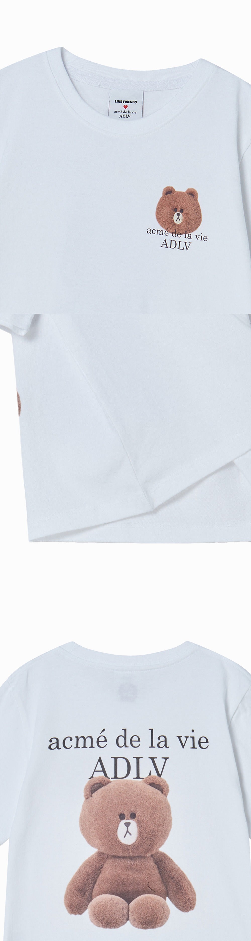 [LINE FRIEND]KIDS BASIC LINE FRIENDS SHORT SLEEVE T-SHIRT
