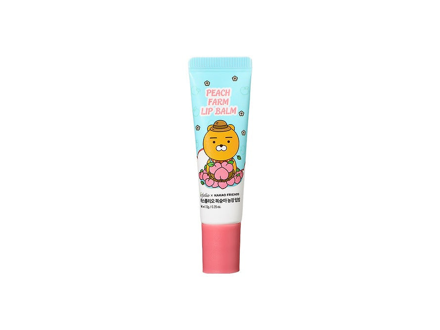 [KAKAO FRIENDS]Farm Lip Balm Peach Strawberry Tangerine Lip Care