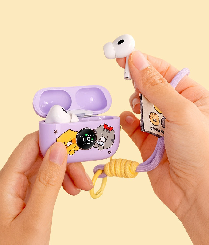 [KAKAO FRIENDS]Kakao Friends Choonsik Wireless Bluetooth Earbuds Ordinary Day Earphones