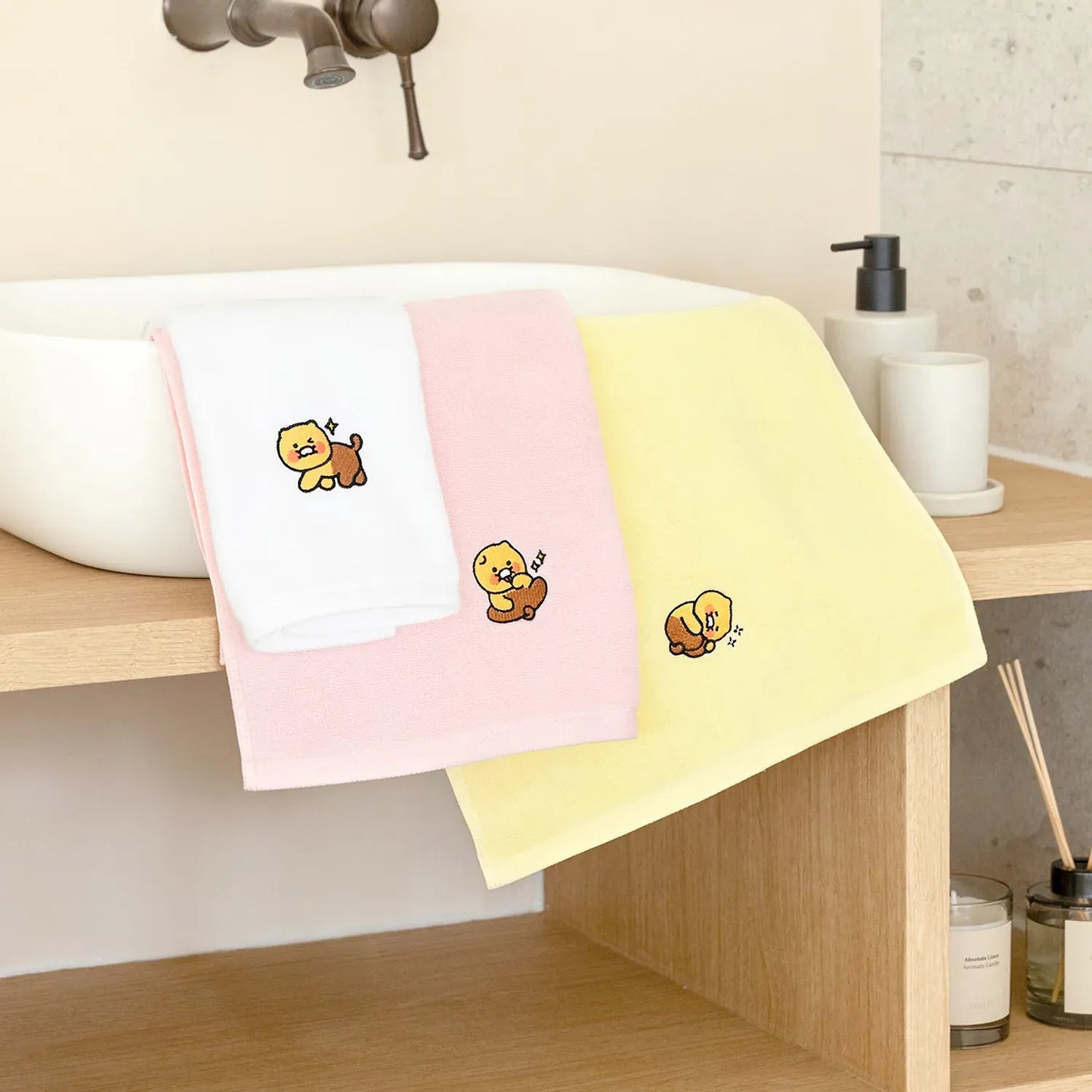 [KAKAO FRIENDS]Chunsik Ordinary Towel 3P Set