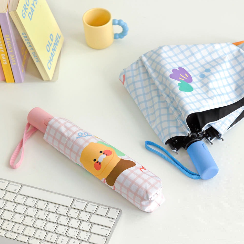 [Kakao Friends] 3-Fold Automatic Umbrella Chunsik/Ryan