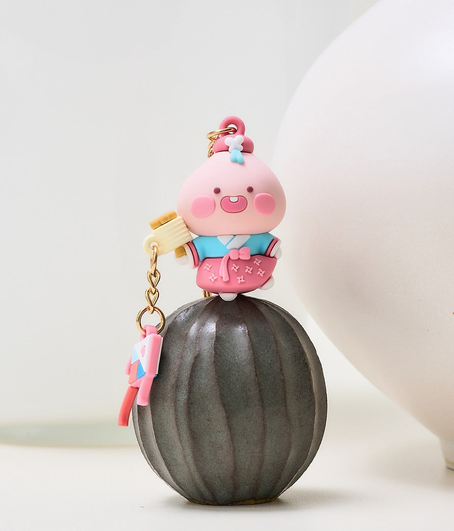 [KAKAO FRIENDS]Korean Traditional Figure Keyring Chunshik Ryan Apeach Hanbok Series