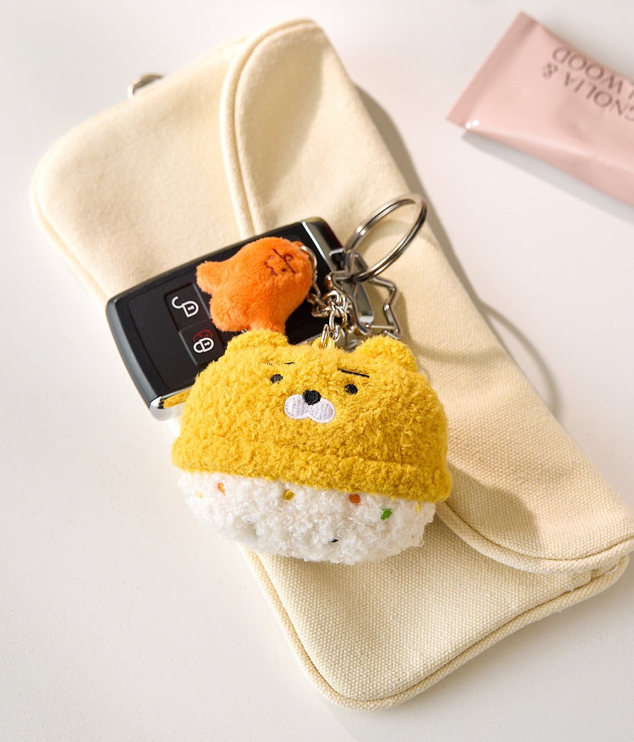 [KAKAO FRIENDS]  Frenz Steamed Rice Plush Keyring Chundorak Series