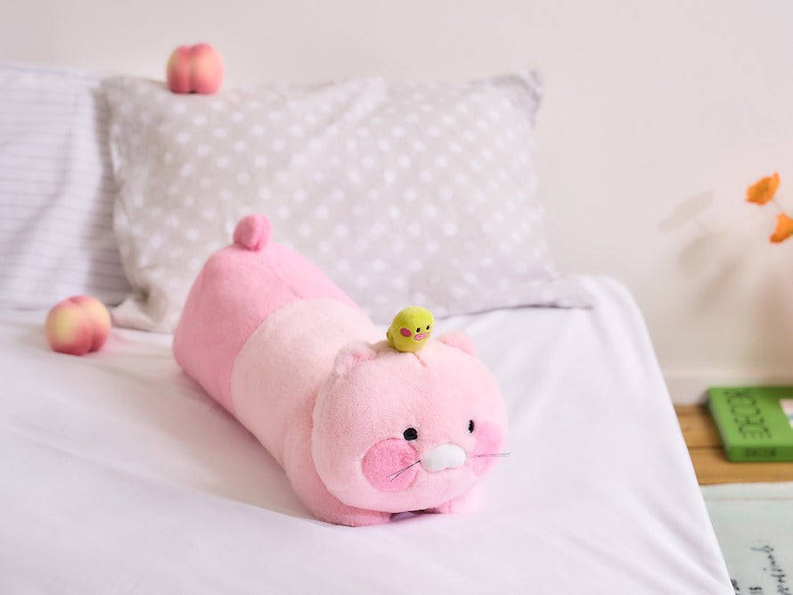 [KAKAO FRIENDS] Peach Long Body Pillow Plush Chunshik Cushion