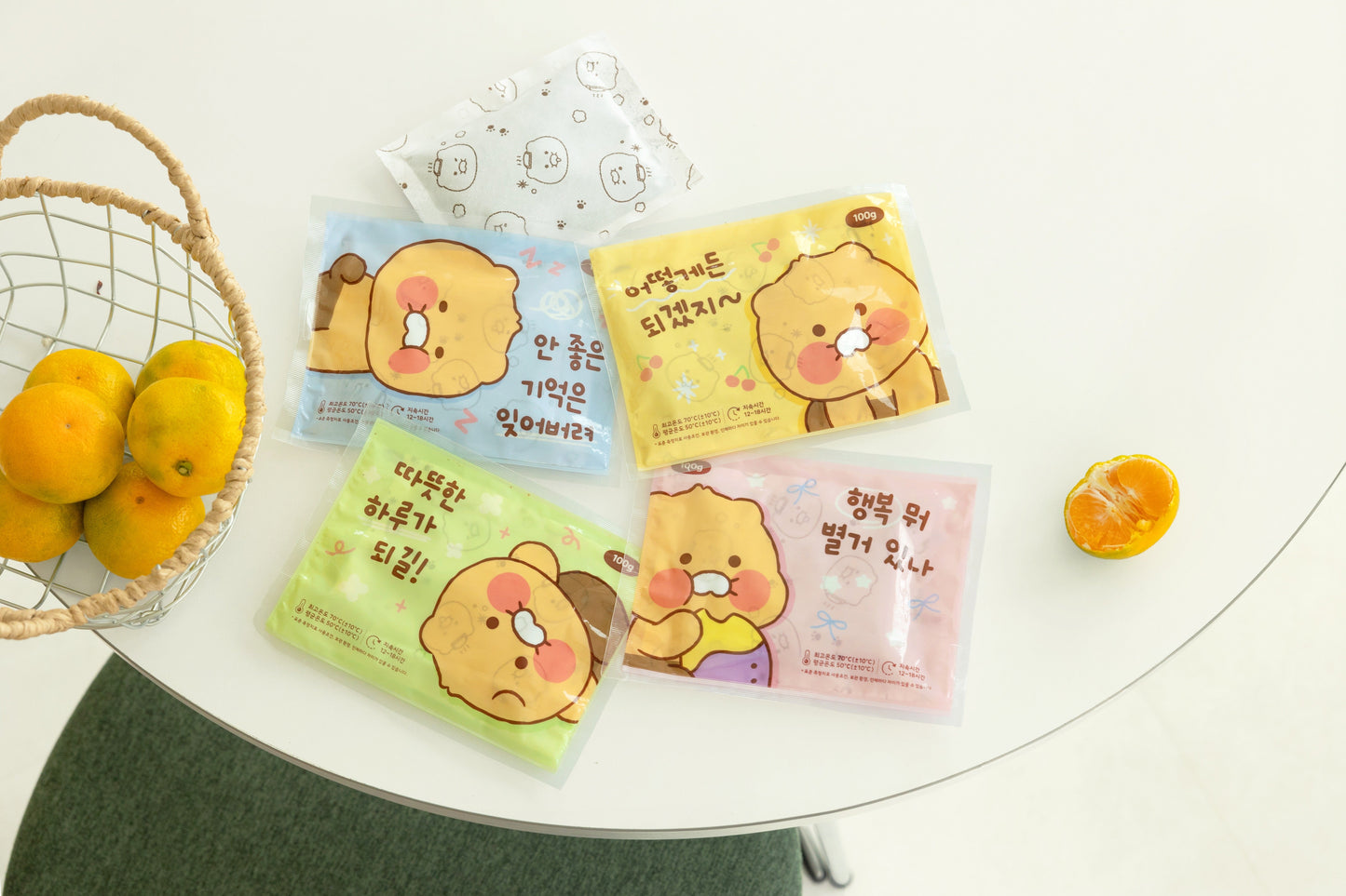 [KAKAO FRIENDS] Little Kakao Friends Hello Little Chunsik Hand Warmer Set