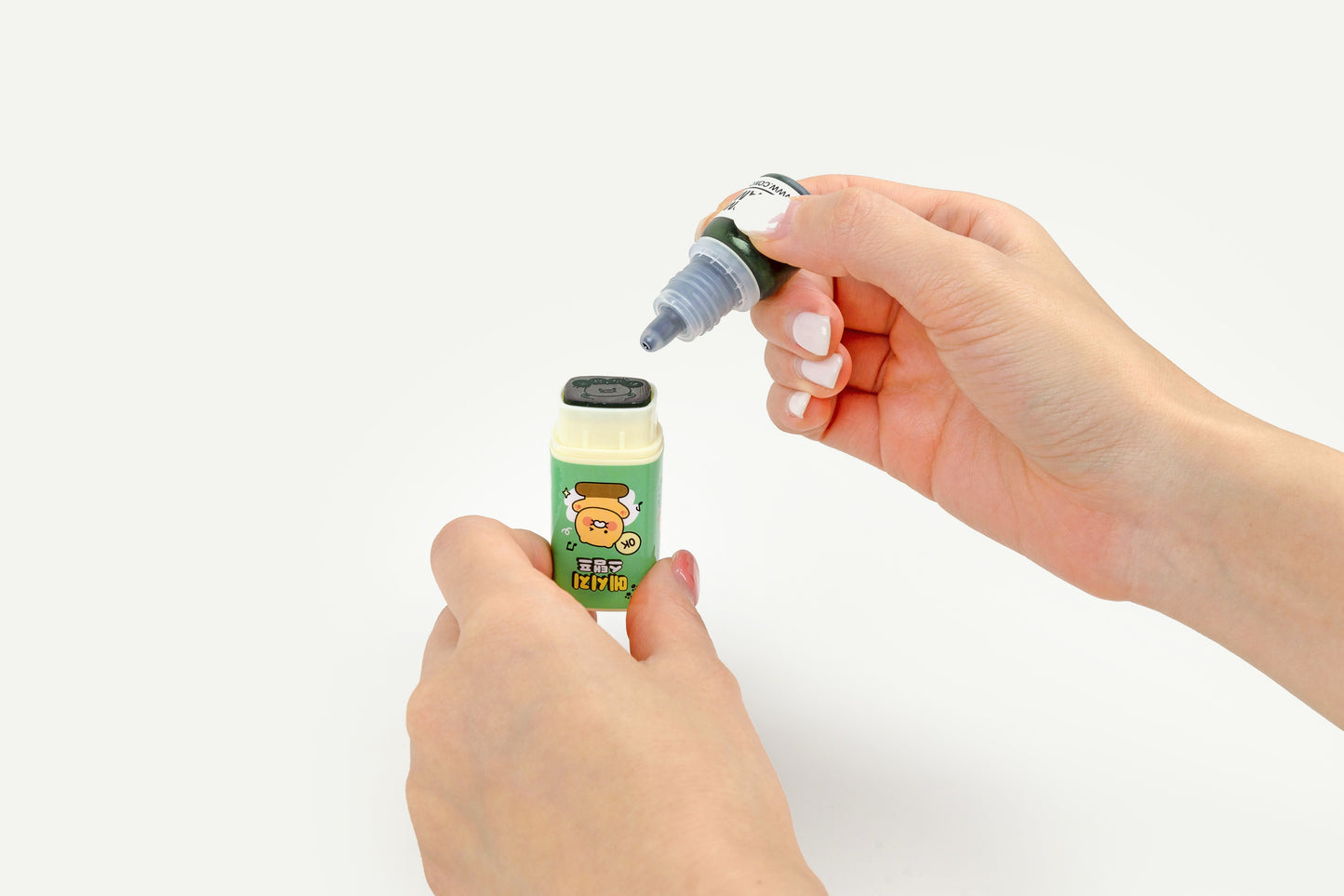 [KAKAO FRIENDS] Square Stamp Set (5pcs) Compliment & Message Stamps for Diary Decoration