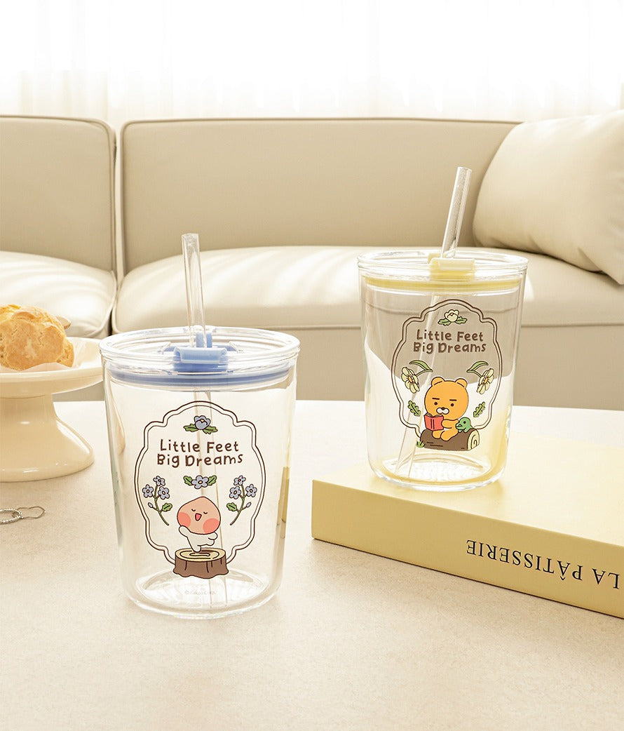 [KAKAO FRIENDS] Glass Tumbler Ryan & Apeach
