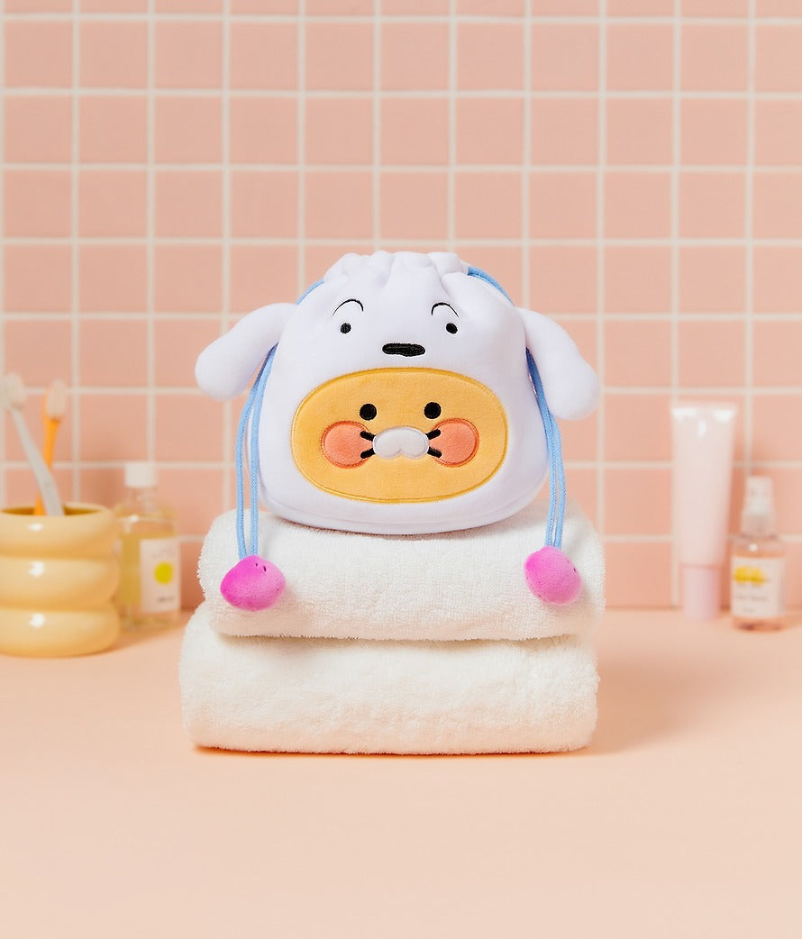 [KAKAO FRIENDS]Crayon Shin-chan x Kakao Friends Chunshik Shiro Face Pouch