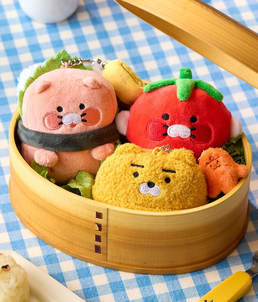 [KAKAO FRIENDS]  Frenz Steamed Rice Plush Keyring Chundorak Series
