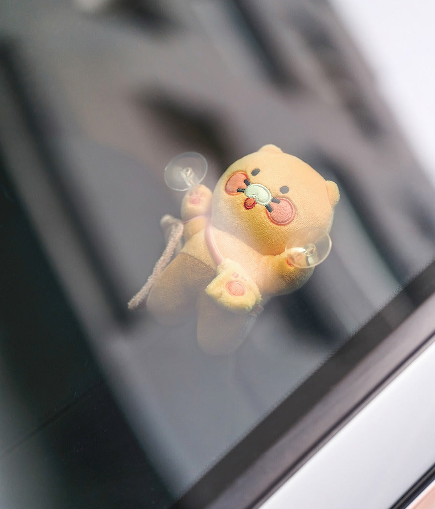 [KAKAO FRIENDS]Choonsik Window Decor Plush Doll Suction Cup Car Mirror Decoration