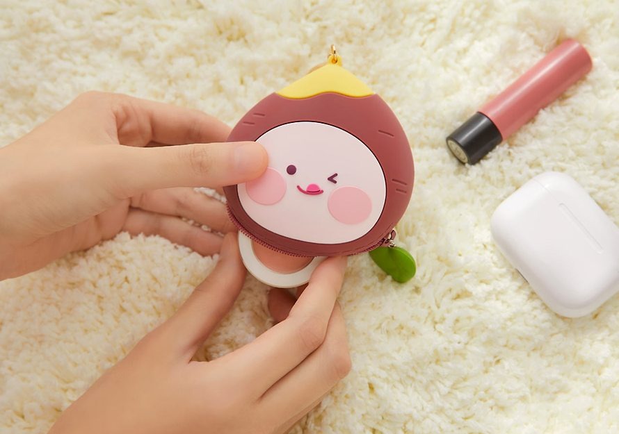 [KAKAO FRIENDS] Sweet Potato Apeach Silicone Coin Purse